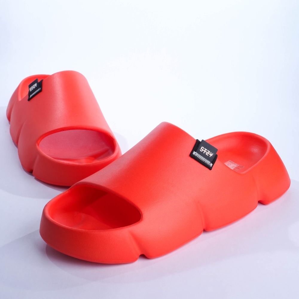 STZY Orange Enok Cloud Void Slide Sandals Men Size 15 New W/Factory Stickers